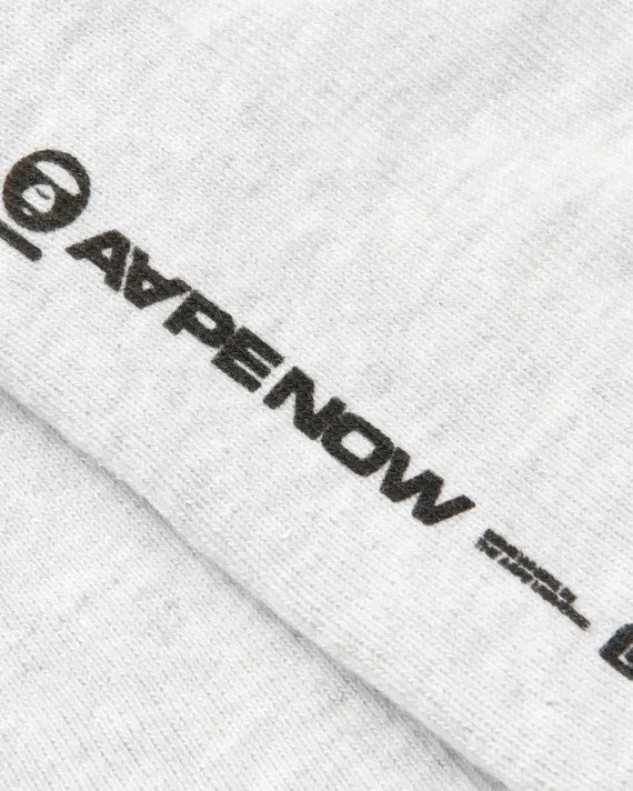AAPE  AAPENOW moonface ankle socks for Men | Best Price UAE
